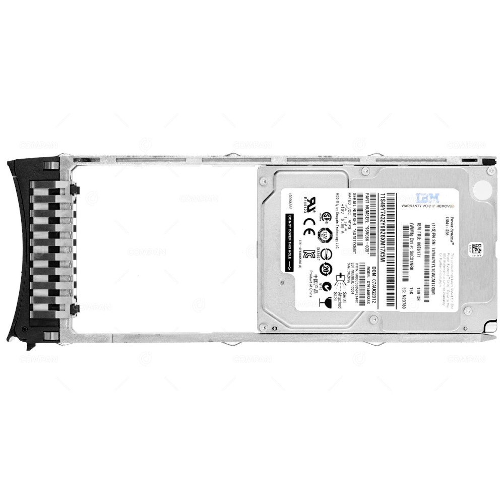 00E6171 IBM HDD 139GB 15K SAS 6G 2.5" SFF HOT-SWAP FOR EXP24S